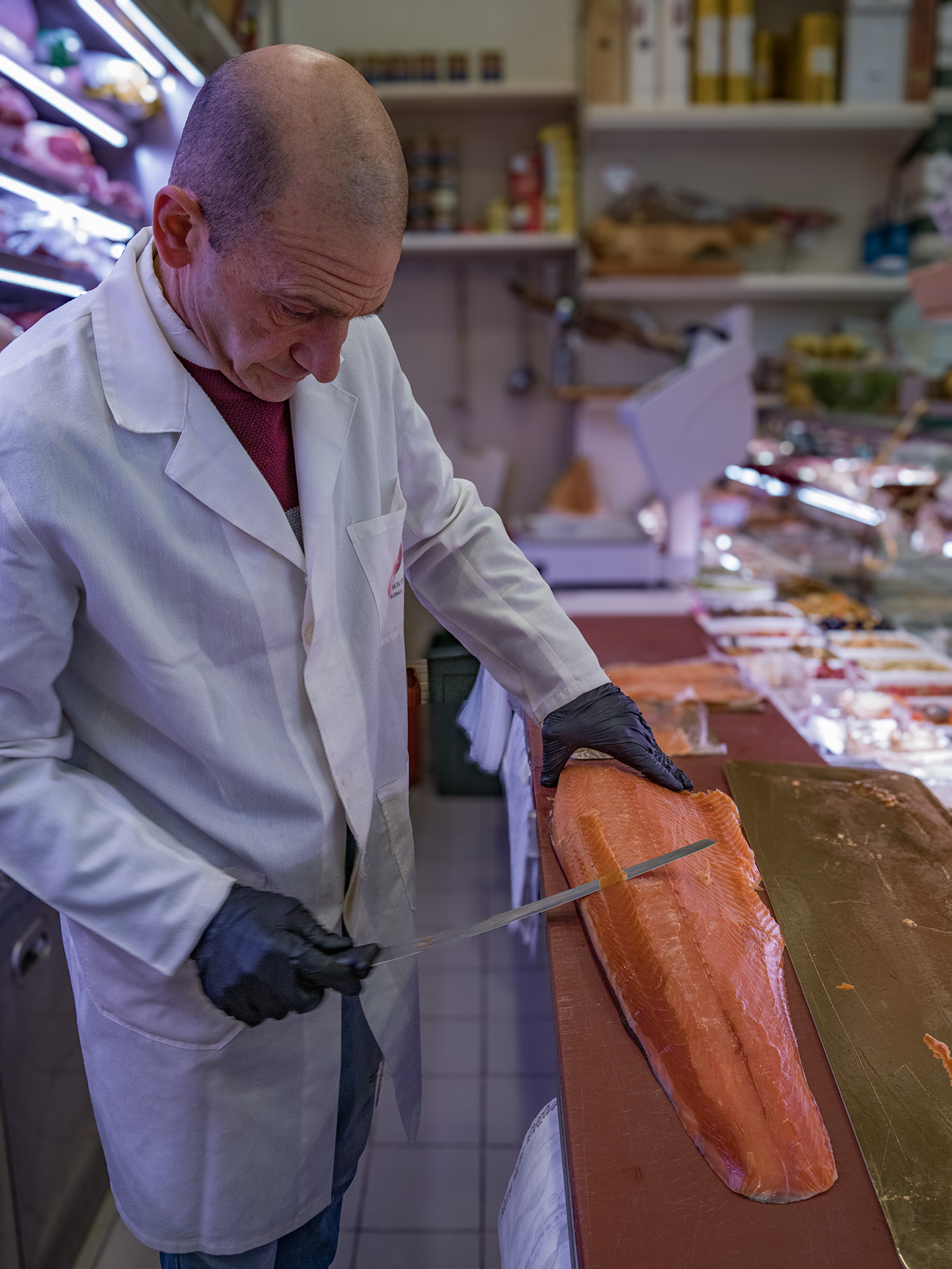 Il bancone della gastronomia